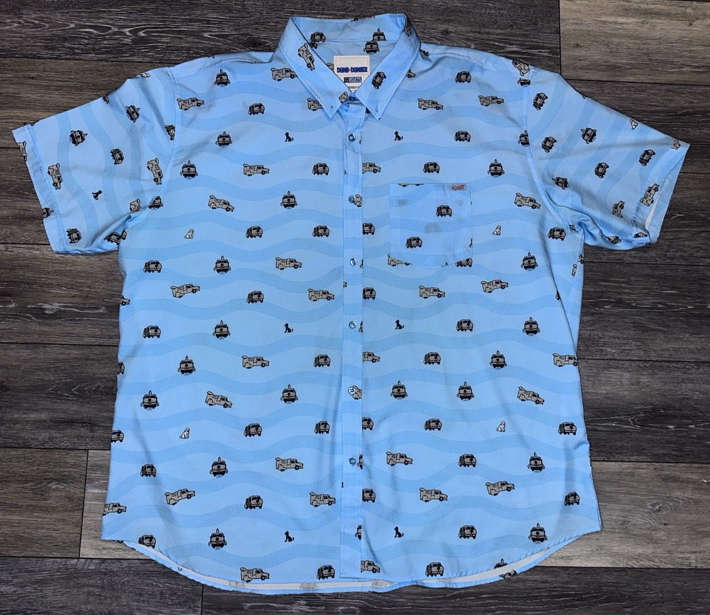 RSVLTS Dumb & Dumber Mutt Cuts Van Dog Shaggin Wagon Shirt Men's Size 3XL *RARE*